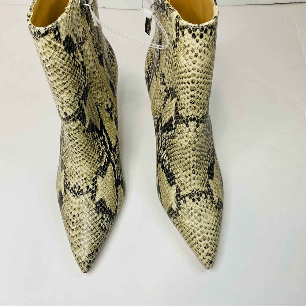 Womens Snakeskin Embossed Boots - Picture 4 of 8